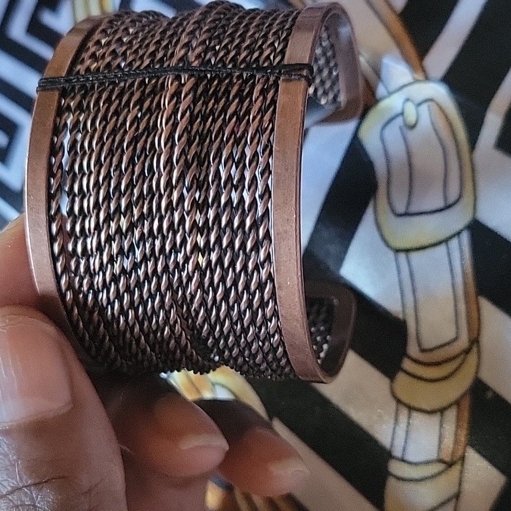 COPPER COLORED CUFF BRACELET NWT